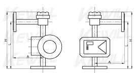 B型下進上平出 PTFE結構